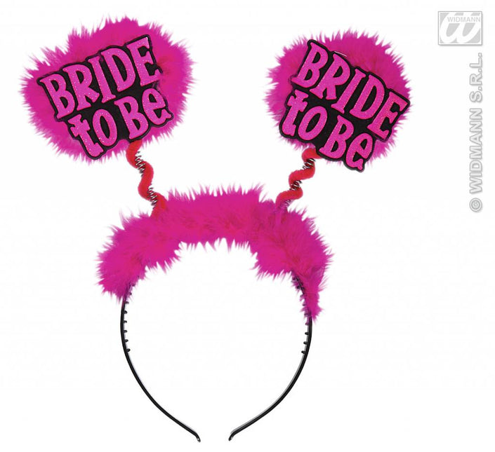 Zwart diadeem Bride to be
